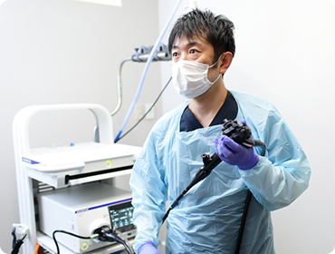 鎮静剤と専門医の挿入技術で苦痛が最小限の検査